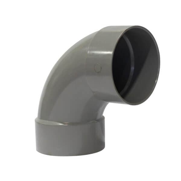 de 3" a 90° drenaje gris